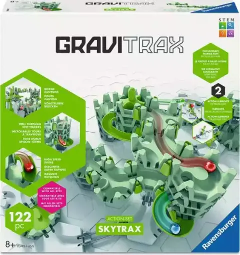 Ravensburger Gravitrax Skytrax M Zestaw Startowy Do Toru Kulkowego Dla Dzieci 8+