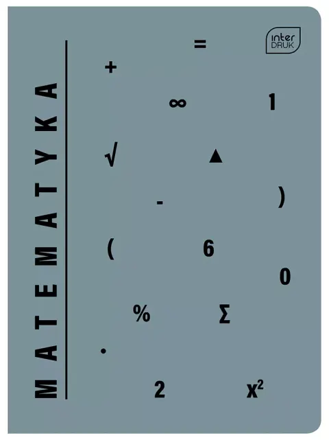 Zeszyt A5 60 kartek kratka Matematyka Interdruk