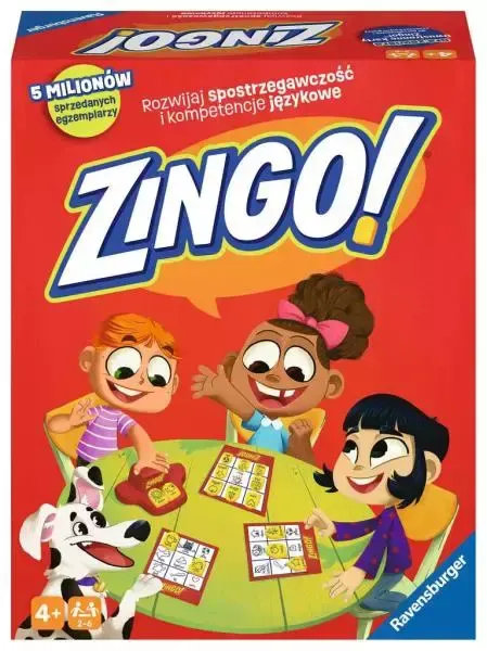 Ravensburger Gra Logiczna Zingo! Nowa Edycja Polska 4+