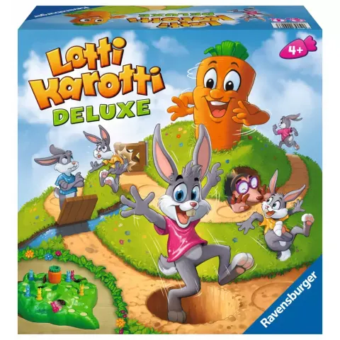 Ravensburger, Lotti Karotti Deluxe, gra planszowa zręcznościowa