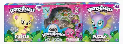 Hatchimals. Zestaw 3 gier