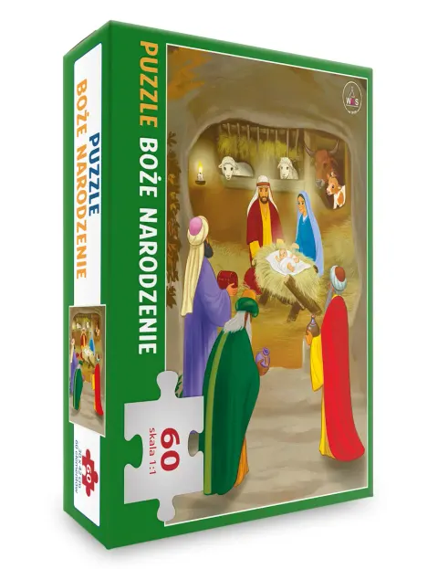 Puzzle 60 elementów. Boże Narodzenie