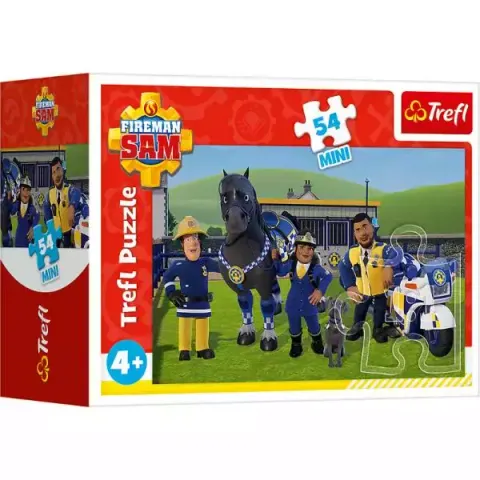 Puzzle 54el Mini Strażak Sam w gotowości. 54205 TREFL
