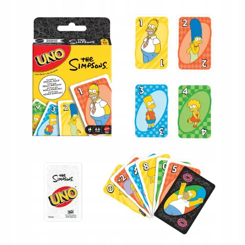 UNO Simpsonowie Gra karciana Mattel Games