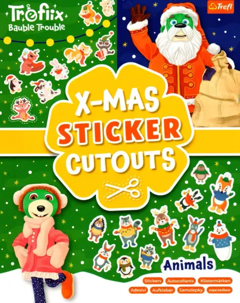 Treflix. X-mas Sticker Cutouts. Animals