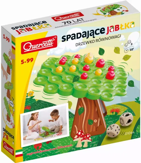 Quercetti 1044 Spadające jabłka gra zręcznościowa