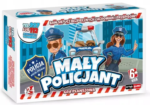 Artyk Game Mały Policjant – planszowa gra edukacyjna dla 2–4 graczy 6+