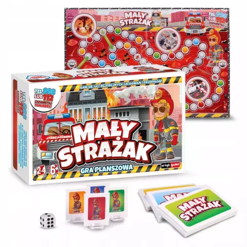 Artyk Game Mały Strażak – planszowa gra edukacyjna dla 2–4 graczy 6+