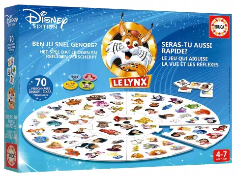 Gra planszowa Educa Lynx 70 - Ryś Disney