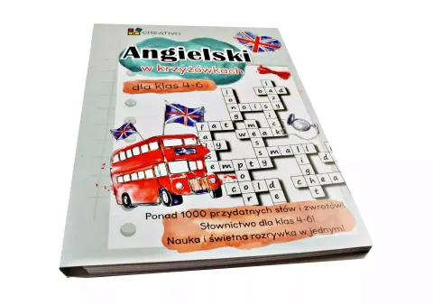Angielski w krzyżówkach dla klas 4-6