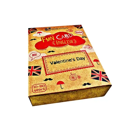 Fun Card English. Valentine's Day