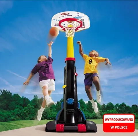 Little Tikes Duża Koszykówka dla Dzieci Regulowana i Składana