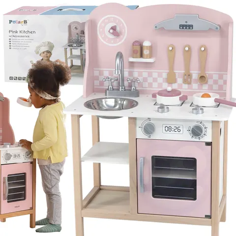 VIGA POLAR B KUCHNIA Z AKCESORIAMI SILVER-PINK 44046