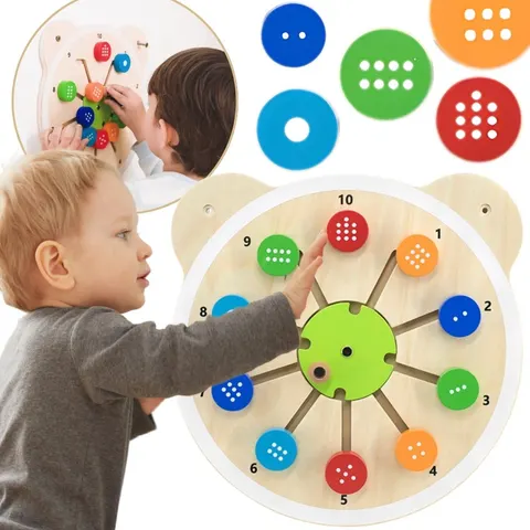 Drewniana tablica dopasuj cyferki Viga Toys