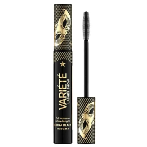 EVELINE VARIETE INTENSE Tusz do rzęs WYDŁUŻAJĄCY I ZWIĘKSZAJĄCY OBJĘTOŚĆ 10 ml