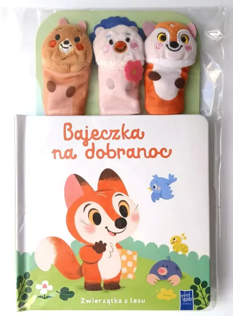Bajeczka na dobranoc ZWIERZĄTKA Z LASU książeczka z pacynkami, Yoyo Books