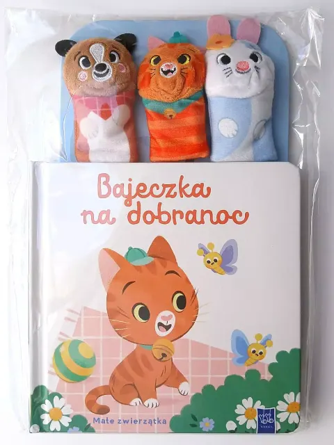 Bajeczka na dobranoc MAŁE ZWIERZĄTKA książeczka z pacynkami, Yoyo Books