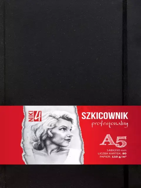 SZKICOWNIK KOH-I-NOOR PROFESJONALNY A5 110G 80 KARTEK