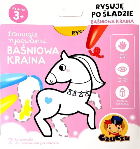 Czuczu Długie rysowanki 3+ BAŚNIOWA KRAINA Rysuję po śladzie