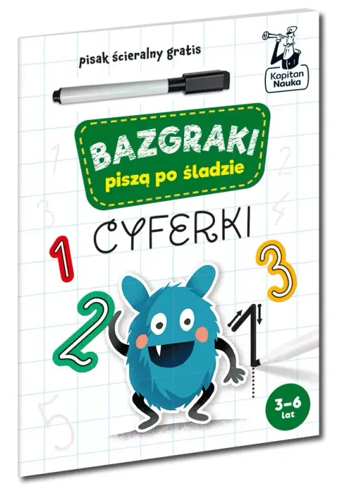 Kapitan Nauka: Bazgraki piszą po śladzie. Cyferki
