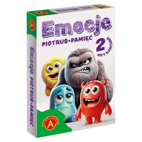 Gra karciana Piotruś + Pamięć - Emocje, Alexander