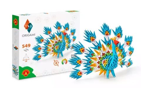Zestaw kreatywny Origami 3D - Paw 2555 549EL Alexander