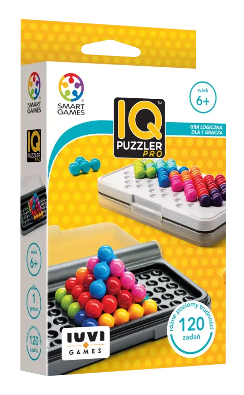 Smart Games IQ Puzzler Pro (PL) IUVI Games gra logiczna dla dzieci 6lat+