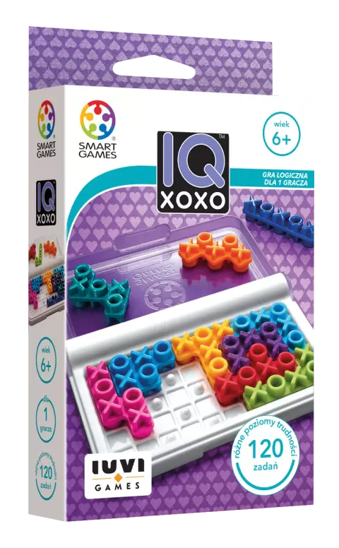 Smart Games IQ XOXO (PL) IUVI Games gra logiczna dla dzieci 6lat+