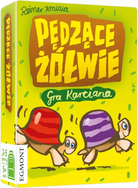 PĘDZĄCE ŻÓŁWIE Gra karciana Wiek 5+ Egmont