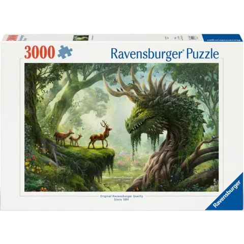 Ravensburger Puzzle Przebudzenie Leśnego Smoka 3000 Elementów