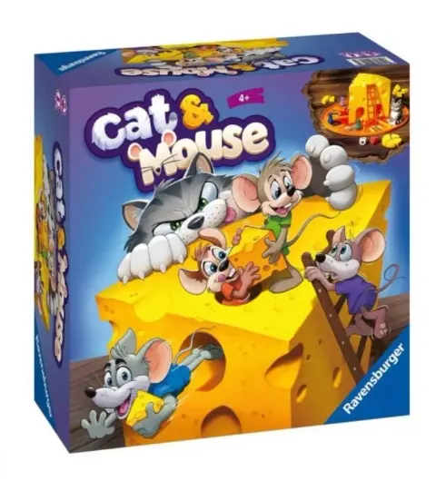 Ravensburger Gra Planszowa Rodzinna Cat & Mouse Kot I Mysz 4+
