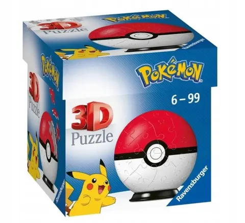 Pokemon Puzzle 3d Kula Poke Ball Ravensburger