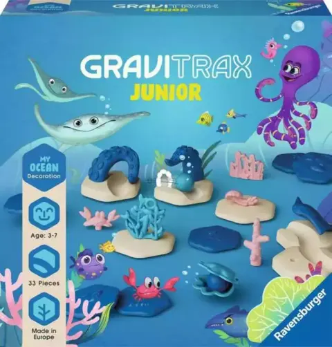 Ravensburger Gravitrax Junior Ocean Zestaw Uzupełniający Do Torów Kulkowych Dodatek