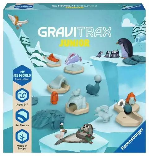 Ravensburger Gravitrax Junior Zestaw Uzupełniający Lodowy Świat 3+