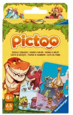 Ravensburger Gra Karciana Dino Pictoo 4+