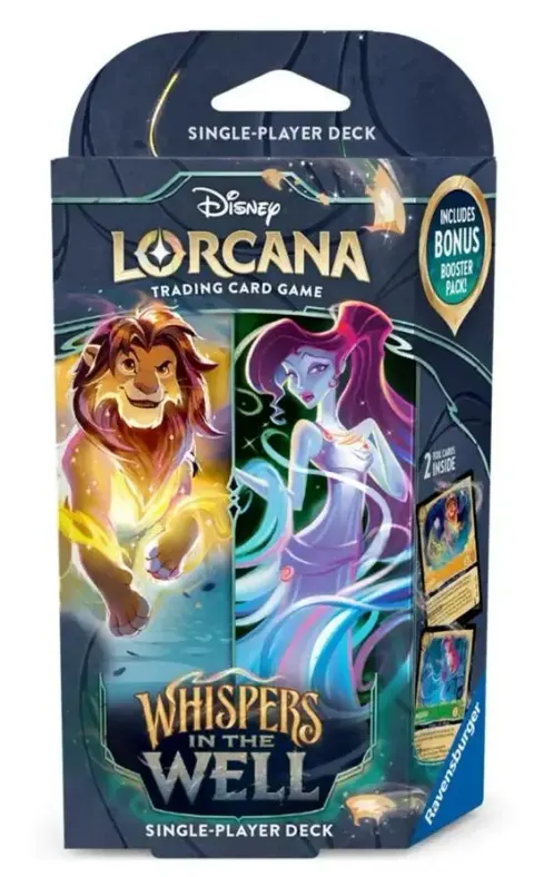 Disney Lorcana TCG: Whispers in the Well - Starter Deck - Amber and Emerald