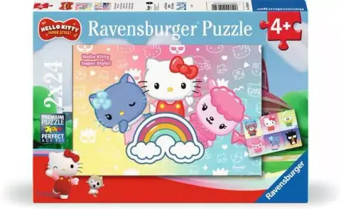 Puzzle 2x24 Hello Kitty