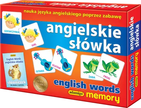 ANGIELSKIE SŁÓWKA Memory Adamigo