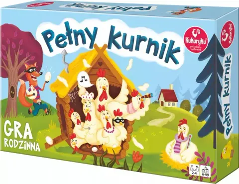Gra rodzinna Pełny Kurnik 6+, Kukuryku