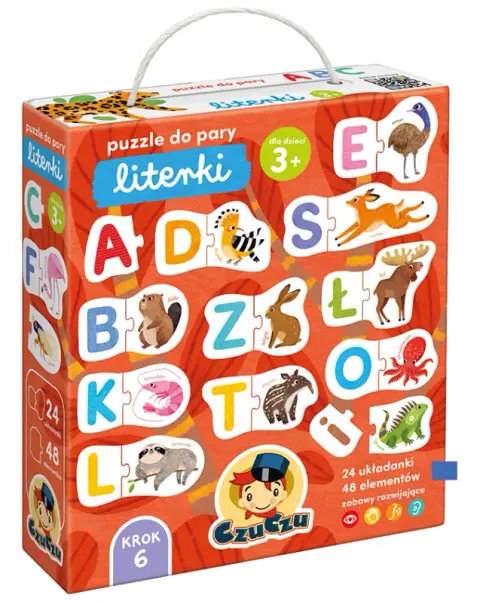 Puzzle do pary Literki CzuCzu