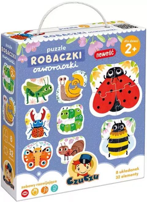 Puzzle Robaczki czworaczki CzuCzu