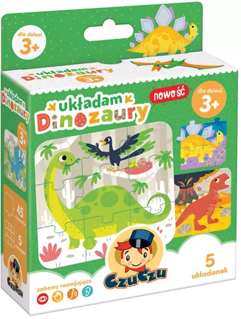 CzuCzu: Układam dinozaury 3+