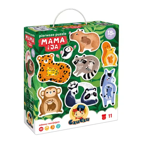 Pierwsze puzzle Mama i ja 18m+, Czuczu