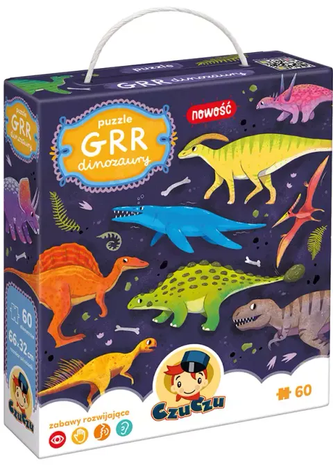 Puzzle Grr Dinozaury 4+, Czuczu