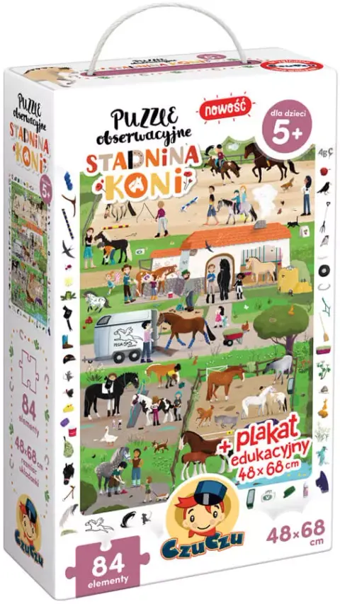 CzuCzu. Puzzle obserwacyjne. Stadnina koni