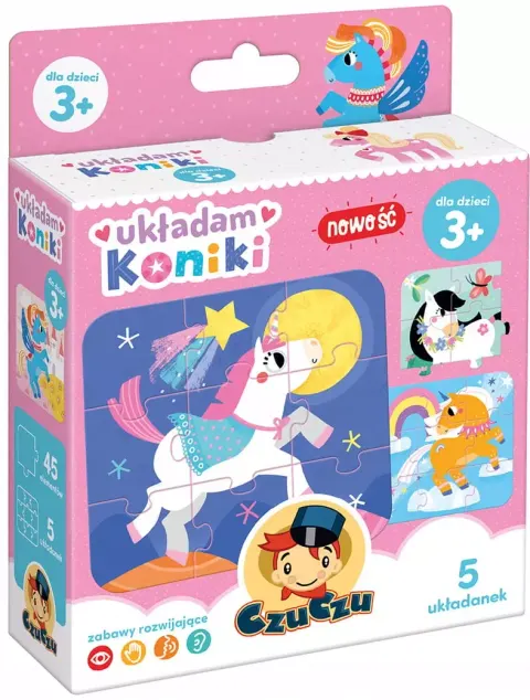 Czuczu Puzzle Układam koniki 3+