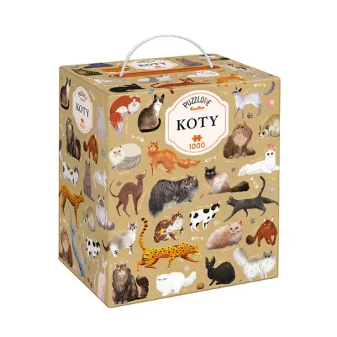 Puzzle 1000 Puzzlove Koty CzuCzu