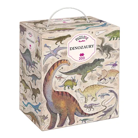 Puzzlove CzuCzu Dinozaury 200 el. puzzle rodzinne