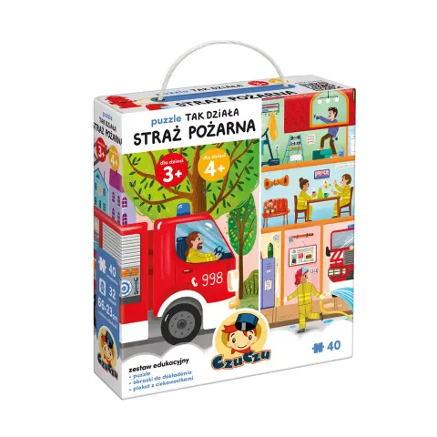 Puzzle Tak działa Straż pożarna CzuCzu