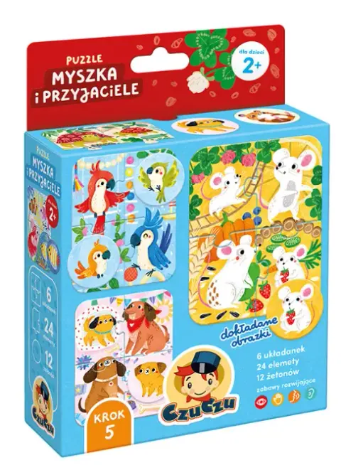 Puzzle Myszka i przyjaciele CzuCzu